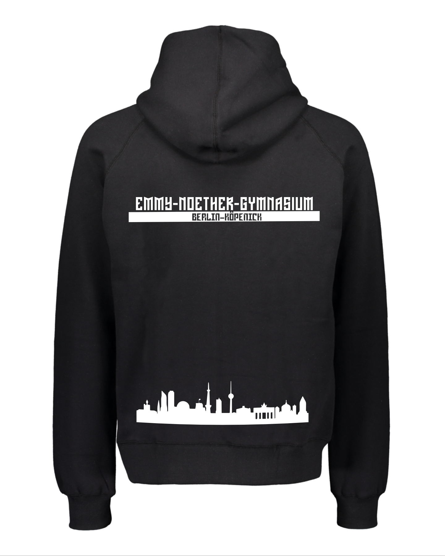 Hoodie schwarz, Erwachsene & Kids | Emmy-Noether-Gymnasium Berlin