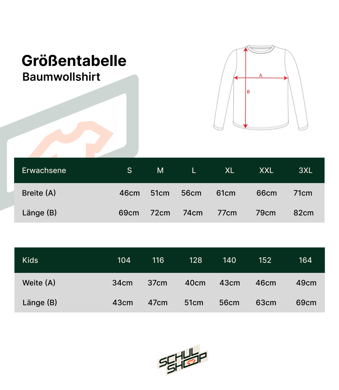 Baumwollshirt, Erwachsene & Kids | Montessori Schulzentrum Leipzig