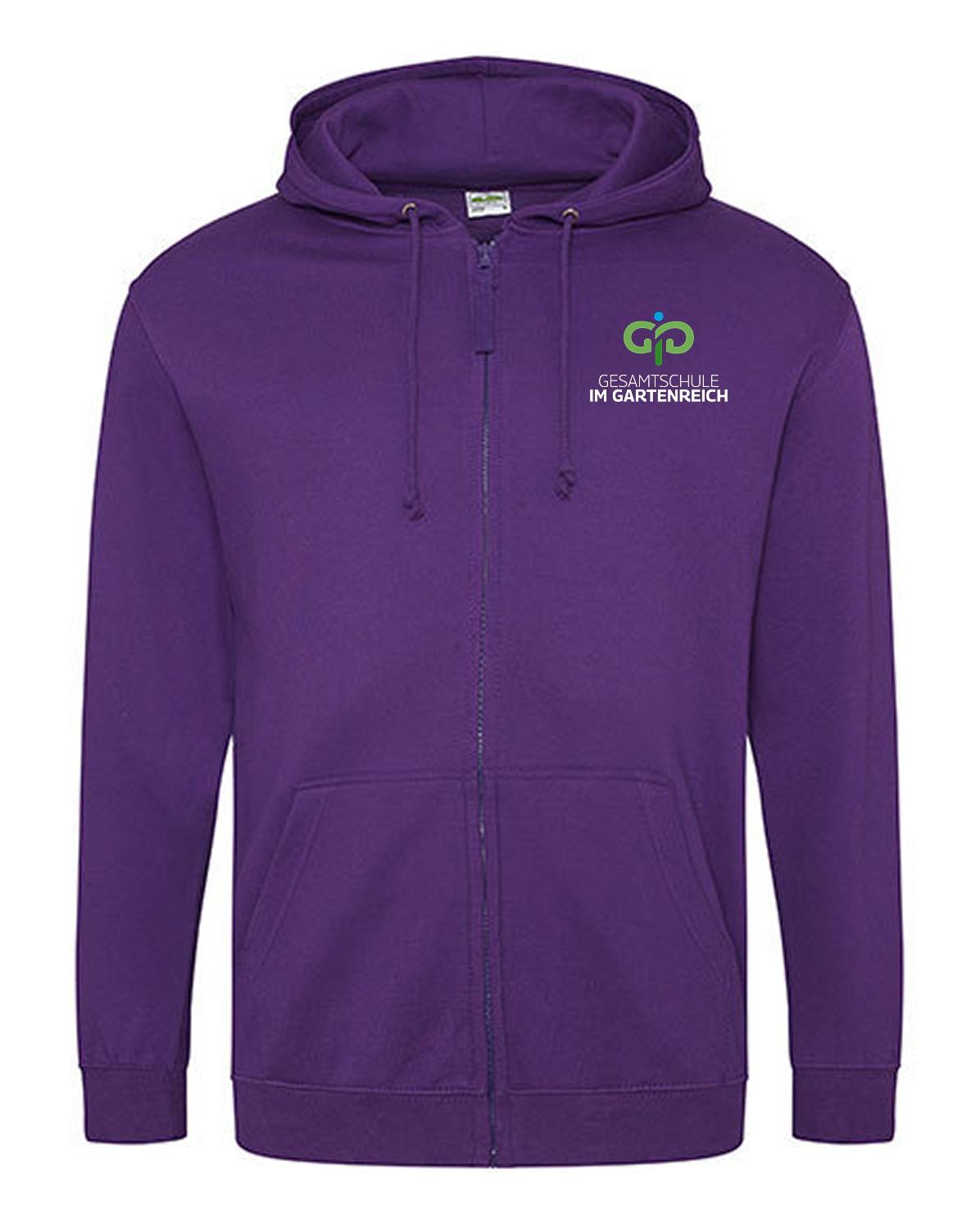 Zip-Hoodie, Erwachsene & Kids | Gesamtschule im Gartenreich