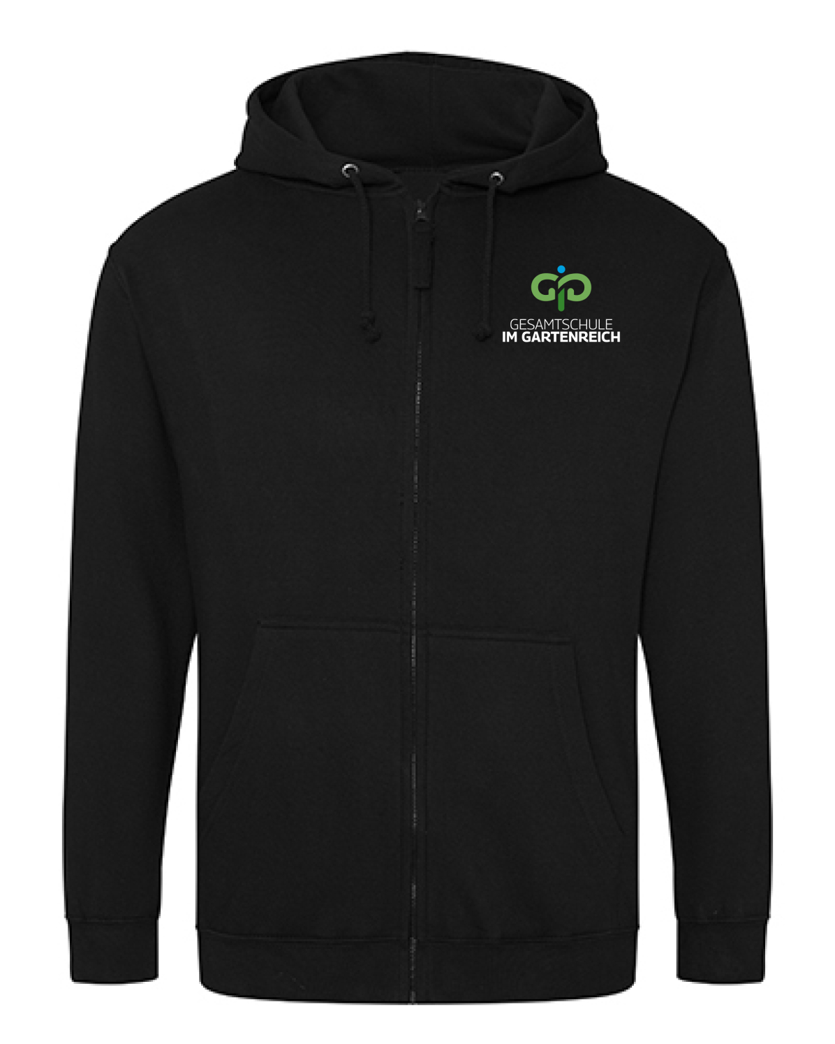 Zip-Hoodie, Erwachsene & Kids | Gesamtschule im Gartenreich