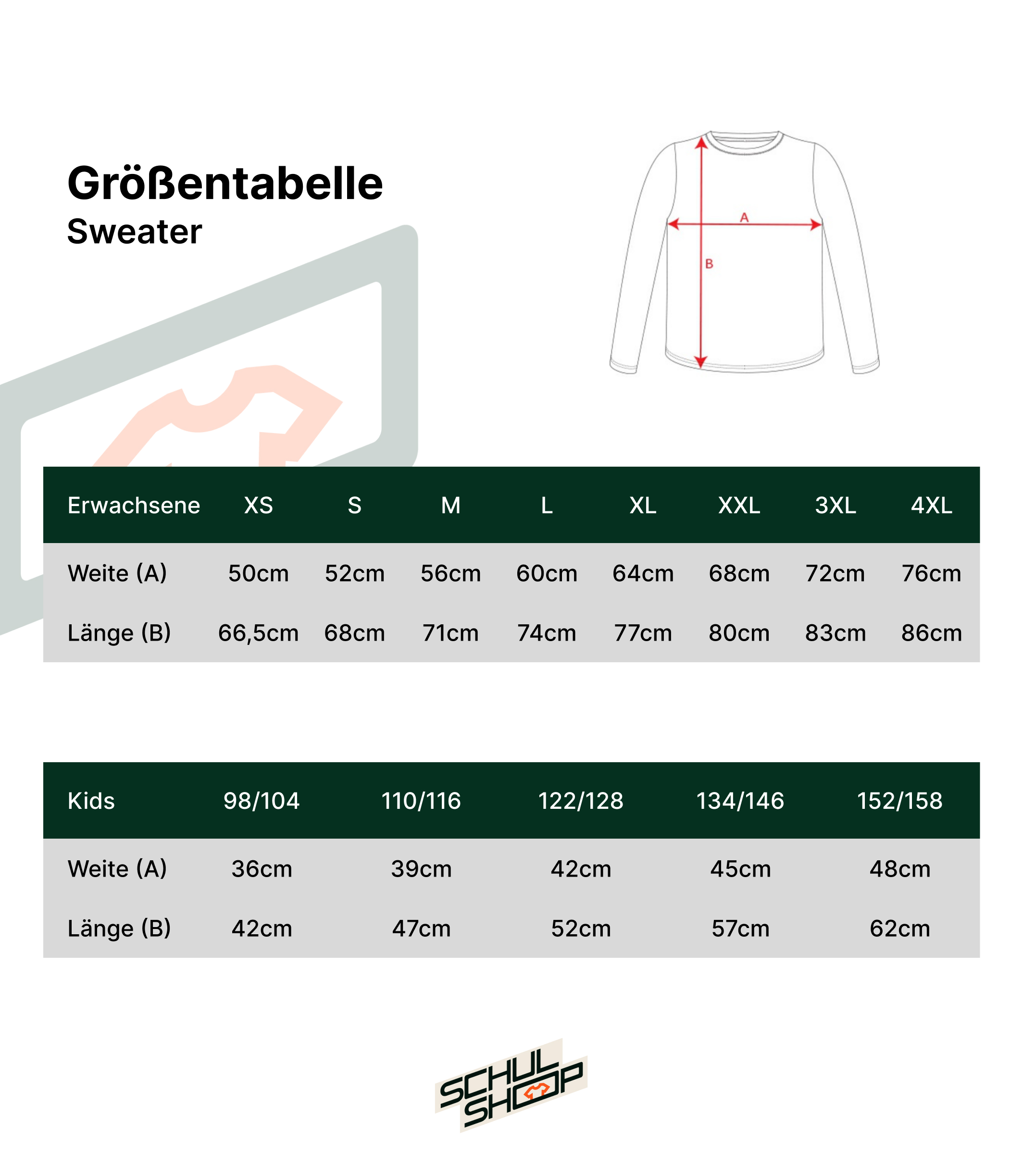 Sweater, Erwachsene & Kids | Gesamtschule im Gartenreich